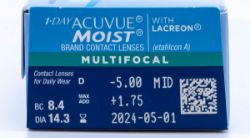 Picture of 1-DAY ACUVUE® MOIST MULTIFOCAL with 90 lenses