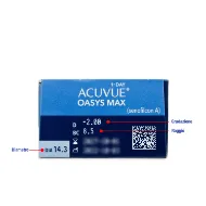 Imagen de 1 DÍA ACUVUE OASYS MAX 30P (R) de 30 lentes